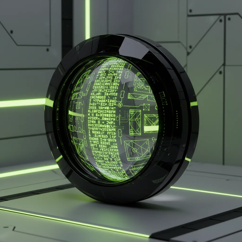 ABI Lens high-tech interface visualization